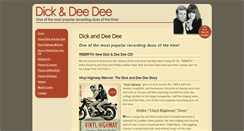 Desktop Screenshot of dickanddeedee.com