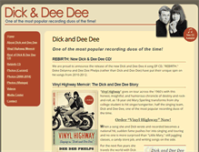 Tablet Screenshot of dickanddeedee.com